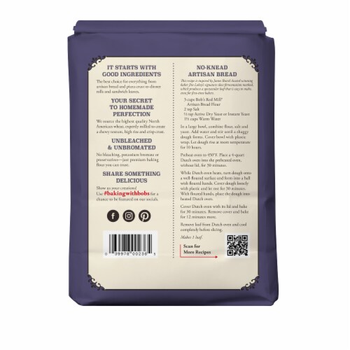 Bob's Red Mill Artisan Bread Flour Perspective: top