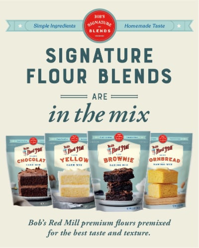 Bob's Red Mill Signature Fudgy Brownie Baking Mix Perspective: top