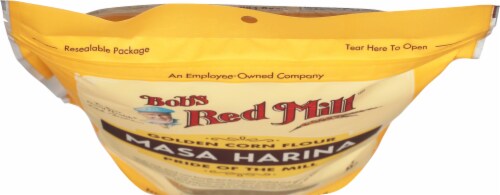 Bob's Red Mill Golden Corn Flour Masa Harina Perspective: top