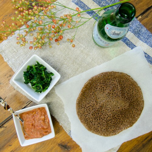 Bob's Red Mill Gluten Free Teff Flour Perspective: top