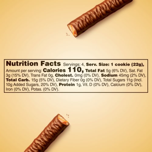 Twix Milk Chocolate Caramel Cookie Candy Share Size Bar Perspective: top