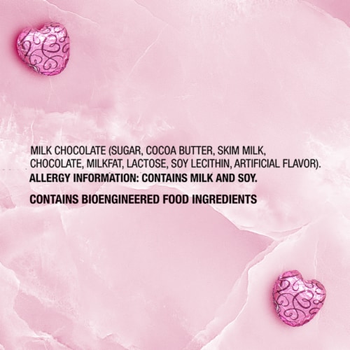 Dove Promises Valentine's Day Heart Chocolate Candy Bag Perspective: top