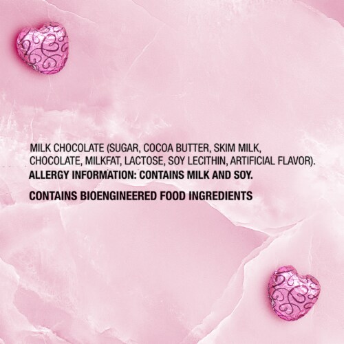 Dove Promises Valentine's Day Heart Chocolate Candy Bag Perspective: top