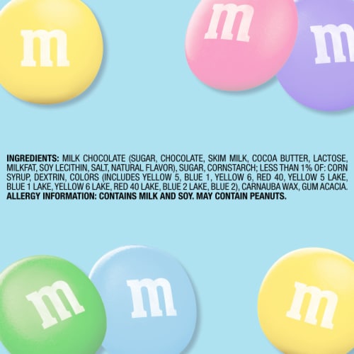 M&M'S Easter Milk Chocolate Candy Bunny Cane Perspective: top