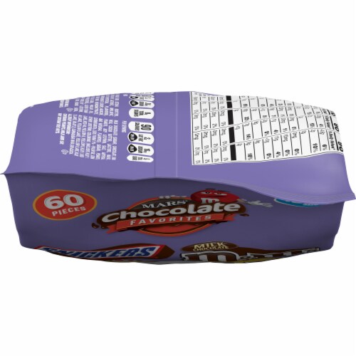 Mars Chocolate Favorites Fun Size Halloween Candy Bars Variety Mix Perspective: top