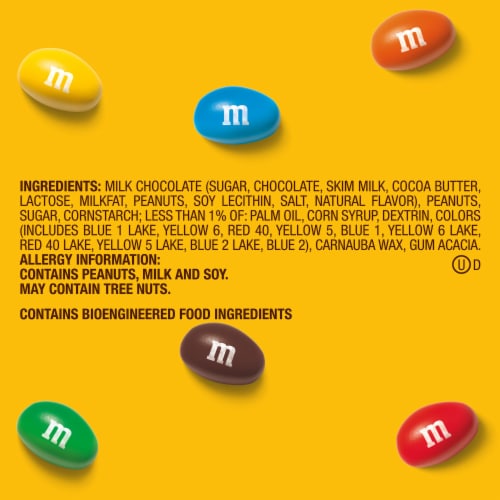 M&M'S Peanut Milk Chocolate Candy Theater Box Perspective: top