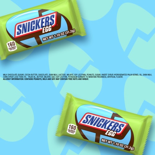 Snickers Easter Eggs Caramel Chocolate Candy Multi-Pack Perspective: top