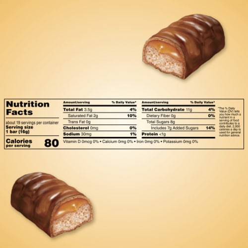 Twix Fun Size Caramel Cookie Chocolate Bars Bulk Candy Bag Perspective: top