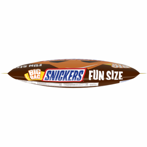 Snickers Fun Size Halloween Chocolate Bars Perspective: top