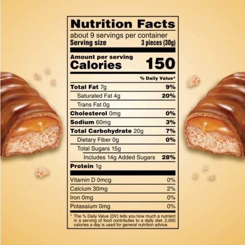 Twix Minis Milk Chocolate St. Patrick's Day Candy Bars Sharing Size Bag Perspective: top