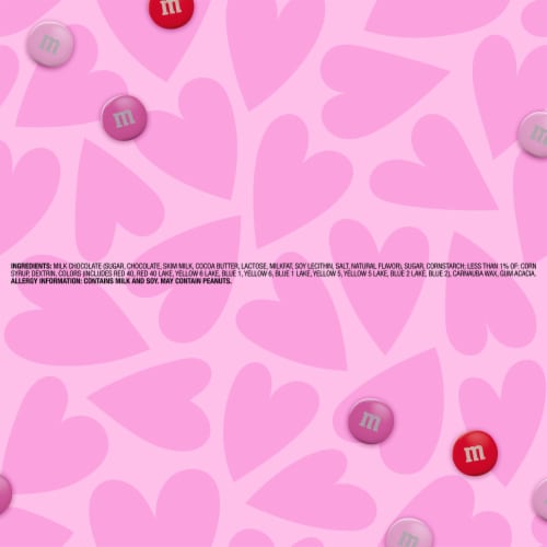 M&M'S Cupid's Mix Valentines Day Milk Chocolate Candy Perspective: top