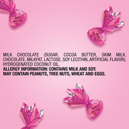 Dove Truffles Valentine's Day Milk Chocolate Candy Gift Tin Perspective: top