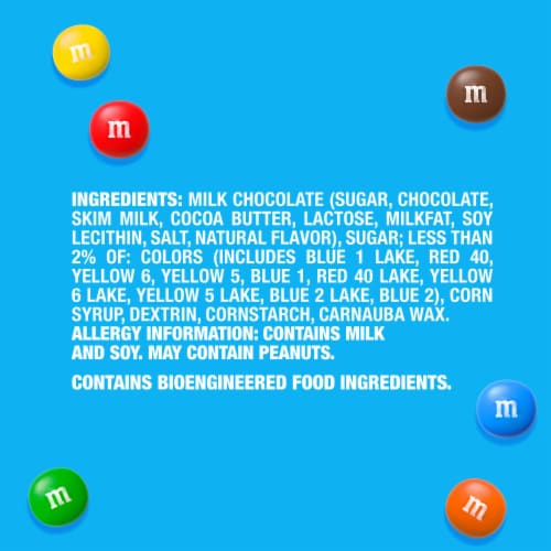 M&M'S MINIS Milk Chocolate Candy Family Size Perspective: top