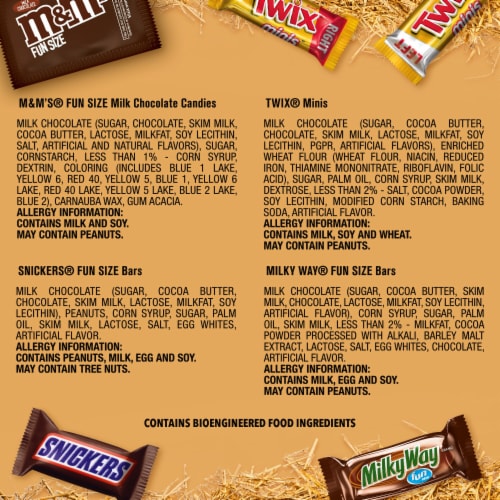  M&M'S Original & Peanut, SNICKERS & TWIX Variety Pack