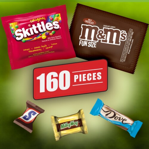 Mars Chocolate Halloween Candy Variety Bag Perspective: top