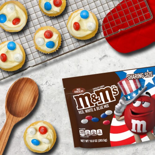 M&M's® Red White & Blue Peanut Butter Chocolate Candies, 34 oz - Fred Meyer