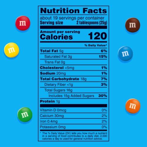 M&M'S® Peanut Butter Milk Chocolate Candy Family Size Bag, 18.4 oz - Ralphs