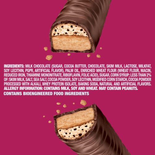 Twix Cookie Dough Milk Chocolate Bars Perspective: top