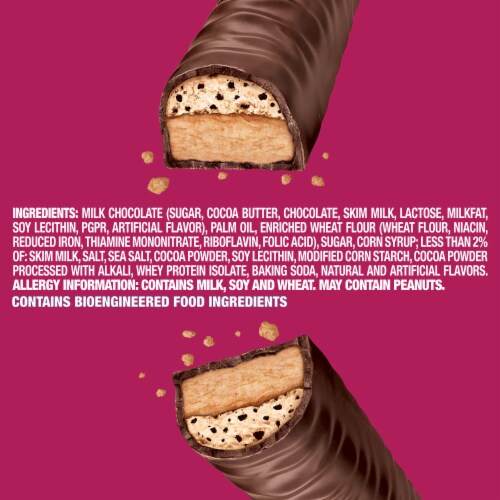 Twix Cookie Dough Milk Chocolate Bars Perspective: top