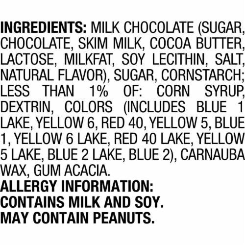 M&M'S Easter Egg Milk Chocolate Candy Perspective: top