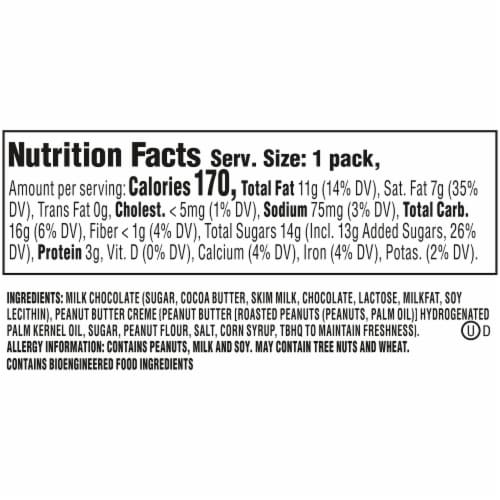 DOVE Milk Chocolate Peanut Butter Reindeer Christmas Candy Bar Pack Perspective: top