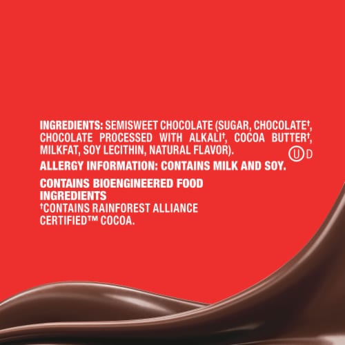 Dove Promises Dark Chocolate Easter Candy Bag Perspective: top