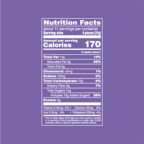 Dove Promises Dark Chocolate Almond Candy Bag Perspective: top