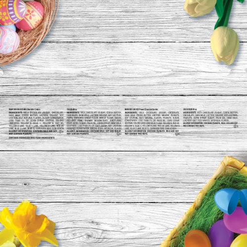 M&M'S Snickers & Twix Mini and Fun Size Milk Chocolate Easter Candy Variety Pack Bulk Bag Perspective: top