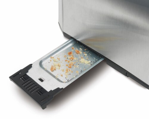 Hamilton Beach Brushed Stainless Steel Toaster Perspective: top