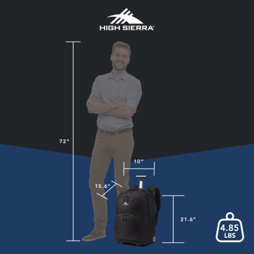 High Sierra Freewheel Pro Backpack - Black Perspective: top