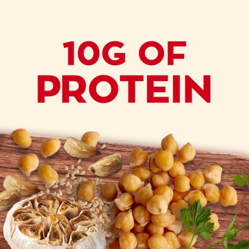 Sabra Snackers Roasted Garlic Hummus with Pretzels Perspective: top