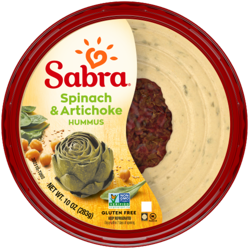 Sabra® Spinach & Artichoke Hummus Perspective: top