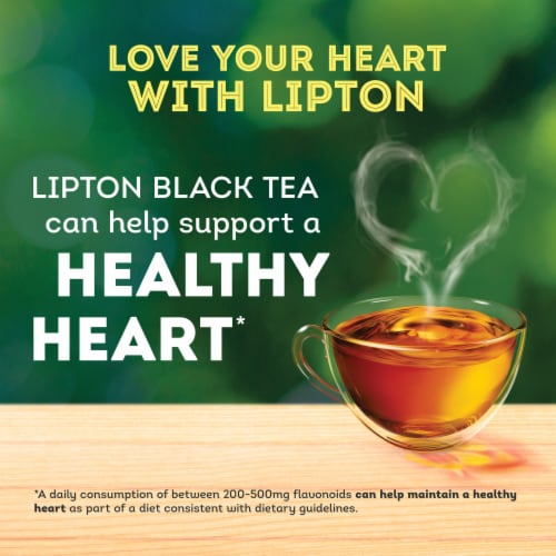 Lipton Tea Bags Black Tea Perspective: top