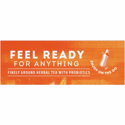 Lipton® T Probiotic Immune Support Finely Ground Herbal Tea with Probiotics Perspective: top
