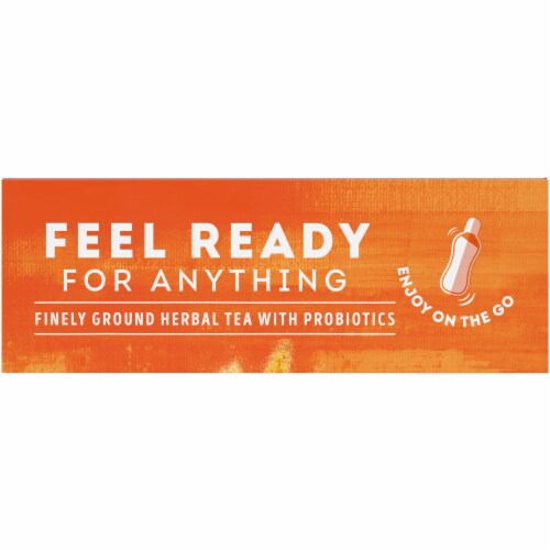 Lipton® T Probiotic Immune Support Finely Ground Herbal Tea with Probiotics Perspective: top