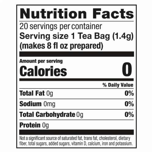 Lipton Decaffeinated Green Tea Tea Bags Perspective: top