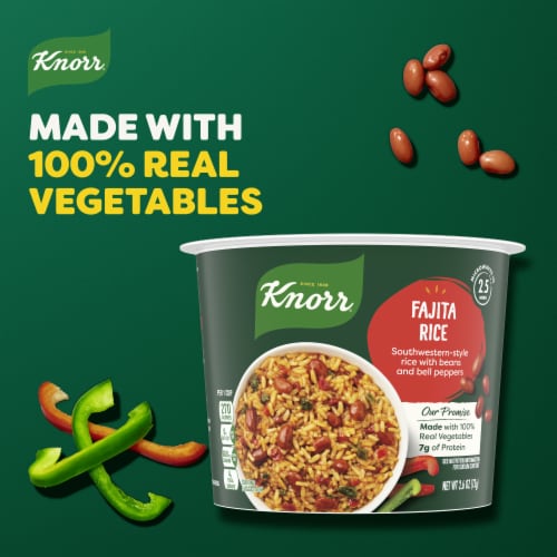 Knorr Fajita Rice Cup Perspective: top