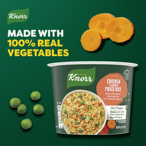 Knorr Chicken Flavored Fried Rice Cup Perspective: top