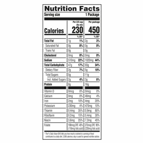Knorr Pasta Sides Marinara Pasta Perspective: top