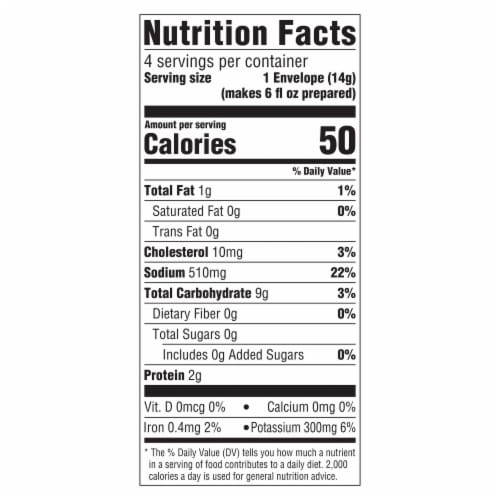 Lipton Cup-a-Soup Chicken Noodle Instant Soup Perspective: top