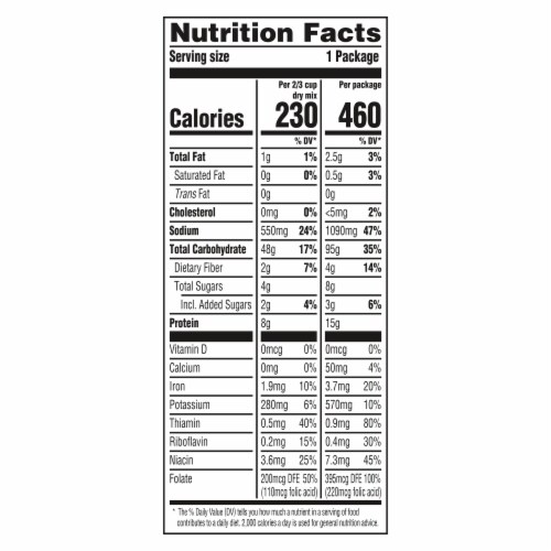 Knorr Butter & Herb Fettuccine Pasta Sides Perspective: top