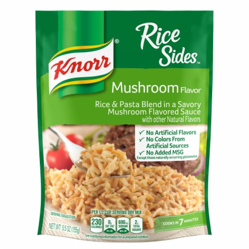 Knorr Rice Sides Mushroom Flavor Rice and Pasta Blend Perspective: top