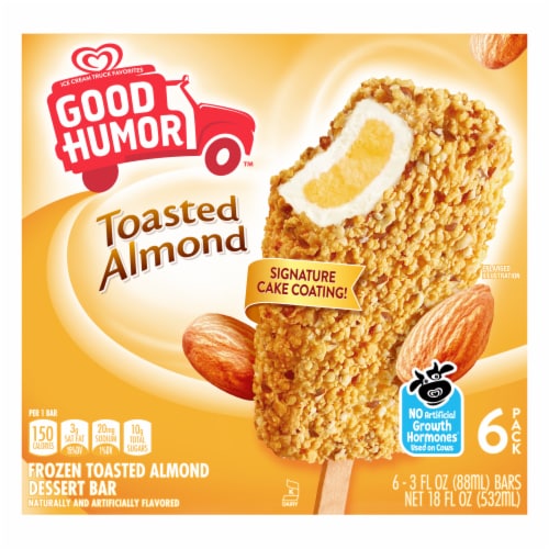 Good Humor™ Toasted Almond Frozen Dessert Bars Perspective: top