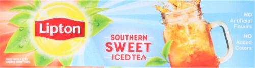 Lipton® Southern Sweet Family-Sized Iced Tea Bags Perspective: top