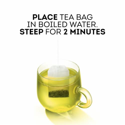 Lipton Magnificent Japanese Matcha Tea Bags Perspective: top
