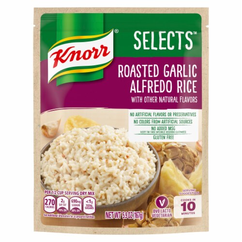 Knorr® Selects Roasted Garlic Alfredo Rice Perspective: top