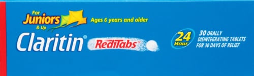 Junior's Claritin® Reditabs® 24 Hour Allergy Tablets 10mg Perspective: top