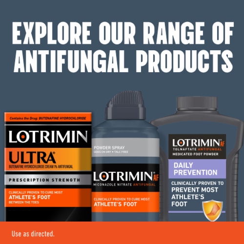Lotrimin® Athlete's Foot Miconazole Nitrate Antifungal Foot Spray Perspective: top