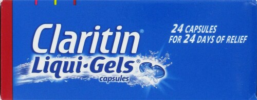 Claritin Allergy 24 Hr Liqui-Gels Perspective: top