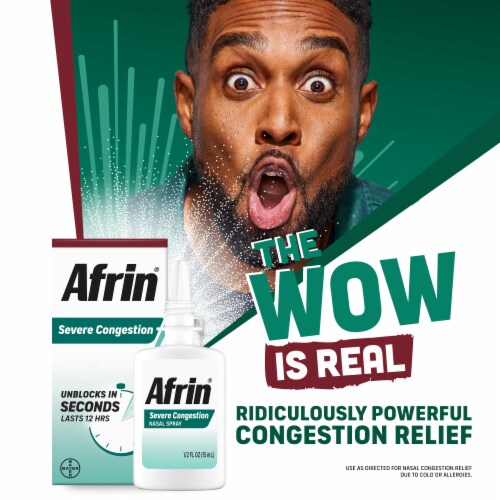 Afrin® Severe Congestion Nasal Spray Perspective: top